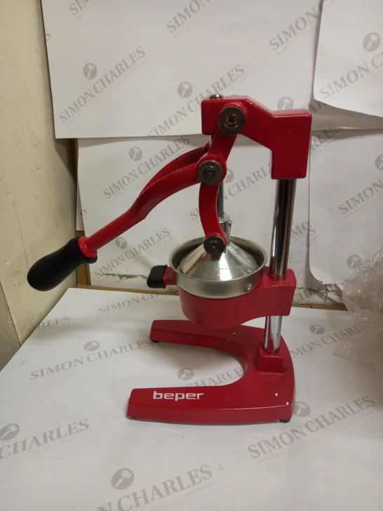 BEPER MD.404 MANUAL LEVER CITRUS JUICE PRESSER