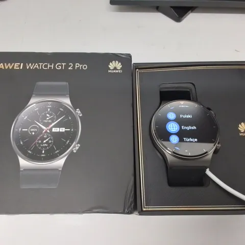 BOXED HUAWEI WATCH GT 2 PRO IN BLACK - VID-B19