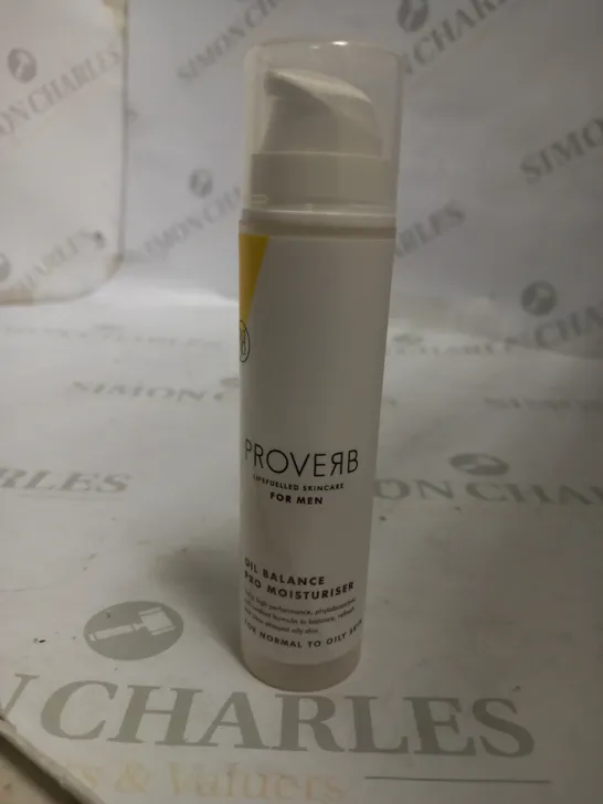 PROVERB LIFE FUELLED SKINCARE FOR MEN OIL BALANCE PRO MOISTURISER