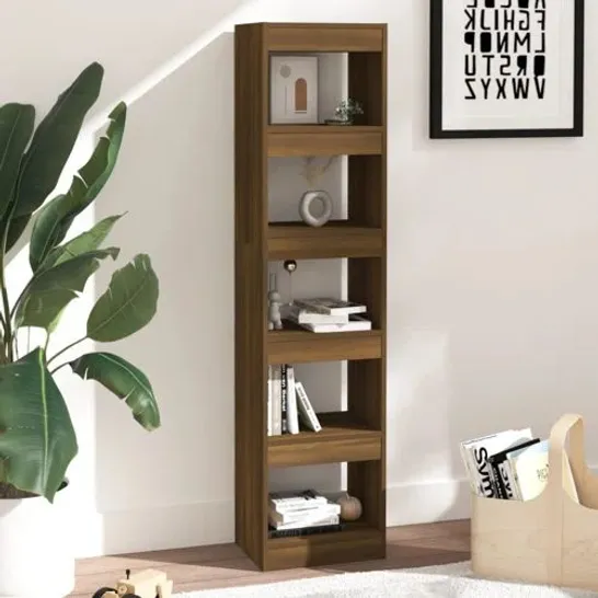 BOXED GARNETA SOLID WOOD ETAGERE BOOKCASE (2 BOXES)