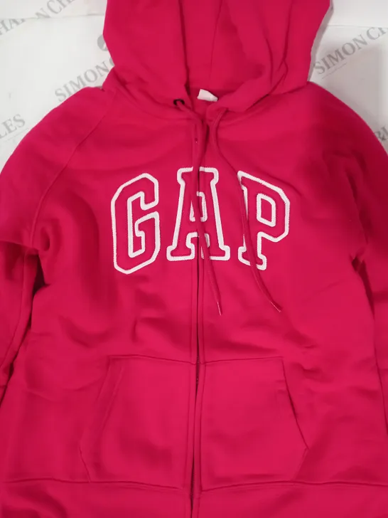 GAP HOODIE IN HOT PINK SIZE M