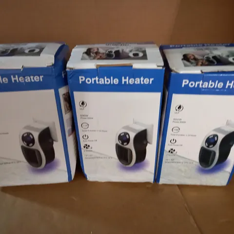 LOT OF 3 BOXED INDOOR HEATERS