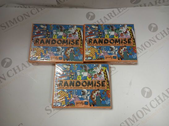 SET OF 3 BOXED AND SEALED POCKET SIZED GAMELY RANDOMISE GAMES 8+