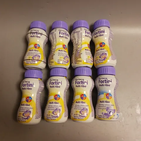 LOT OF APPROX 18 ERRY - NUTRICIA FORTINI MULTIFIBRE DRINK IN VANILLA AND BANANA FLAVOURS