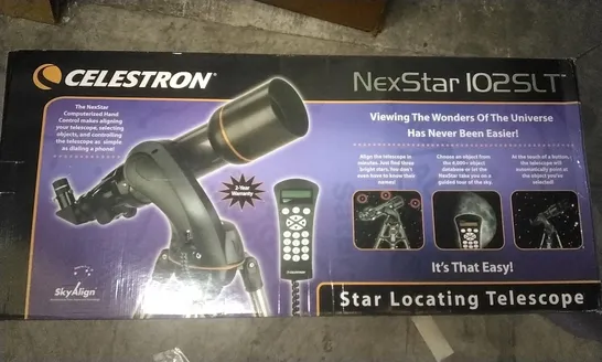 BOXED CELESTRON NEXSTAR 102SLT COMPUTERISED TELESCOPE 