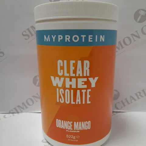 MYPROTEIN CLEAR WHEY ISOLATE 522G - ORANGE MANGO 