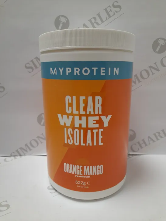 MYPROTEIN CLEAR WHEY ISOLATE 522G - ORANGE MANGO 