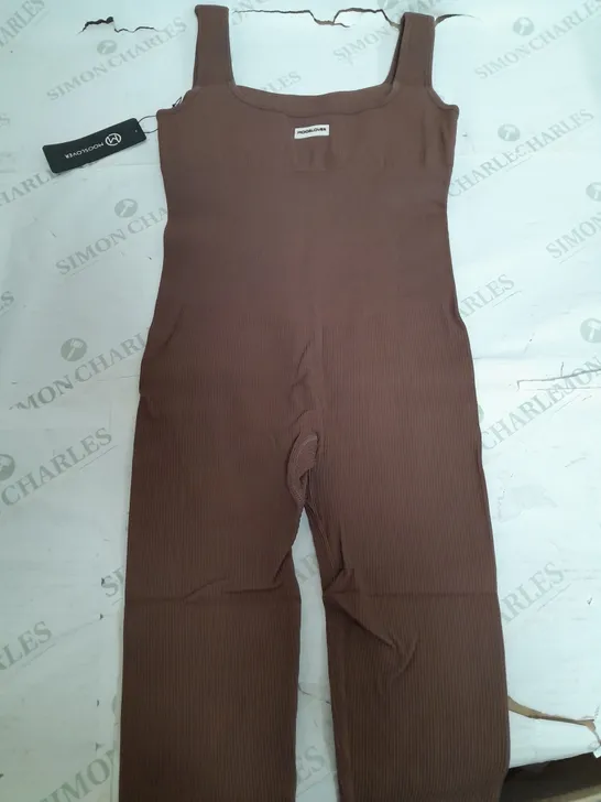 MOOSLOVER BROWN STRECH JUMPSUIT - S10