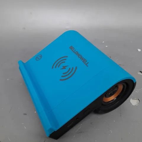 BOXED B&H BLUE WIRELESS CHARGER AND SPEAKER