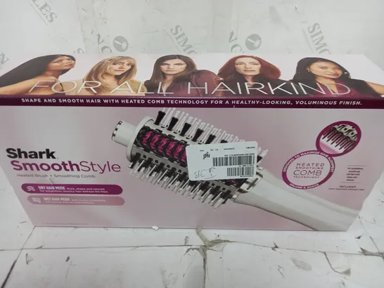 BOXED SHARK SMOOTHSTYLE HOT BRUSH & SMOOTHING COMB