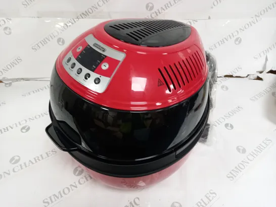 COOKSHOP TURBO WAVE 360 AIR FRYER IN RED/BLACK