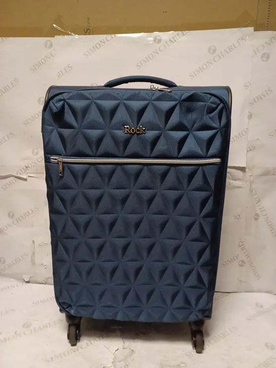 JEWEL 4 WHEEL SOFT MEDIUM SUITCASE - BLUE RRP £84.99