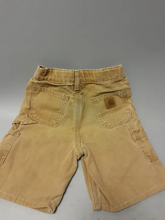 CARHARTT BEIGE SHORTS - SIZE UNSPECIFIED 