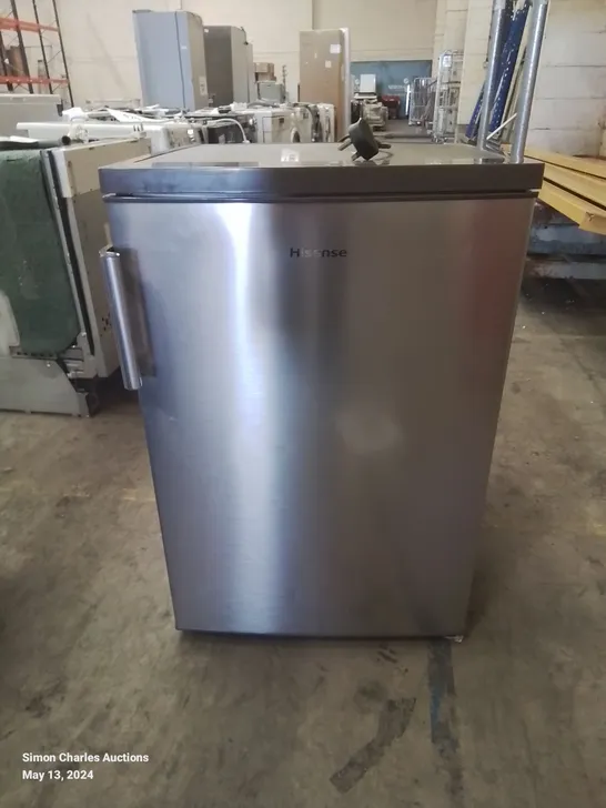 HISENSE UNDER COUNTER REFRIGERATOR IN SILVER 