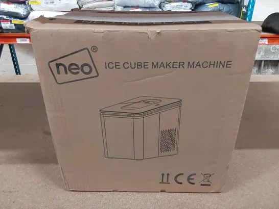 BOXED NEO 1.7L ELECTRIC ICE CUBE MAKER MACHINE - BLACK (1 BOX)