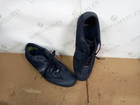 PAIR OF HUGO BOSS NAVY TRAINERS SIZE 42