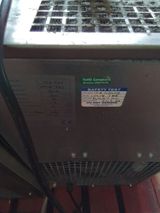 COMMERCIAL ICS700 COOLING FAN UNIT 