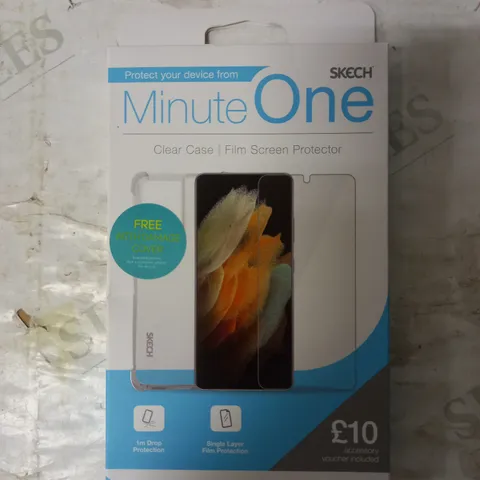 LOT OF 20 MINUTE ONE CLEAR CASE & SCREEN PROTECTOR KITS FOR SAMSUNG GALAXY S21 ULTRA