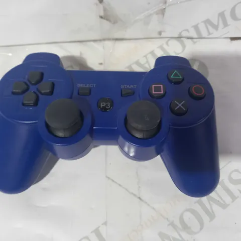 VIDEO GAMES CONTROLLER IN THE STYLE OF SONY FOR PLAYSTATION IN BLUE