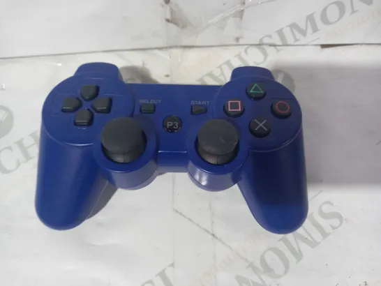 VIDEO GAMES CONTROLLER IN THE STYLE OF SONY FOR PLAYSTATION IN BLUE