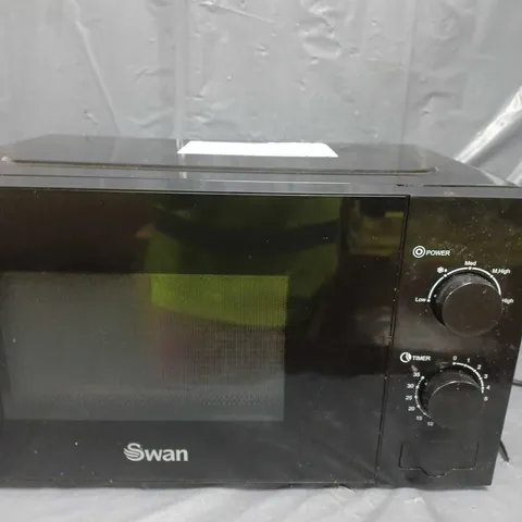 SWAN 20L 700W MANUAL MICROWAVE - BLACK