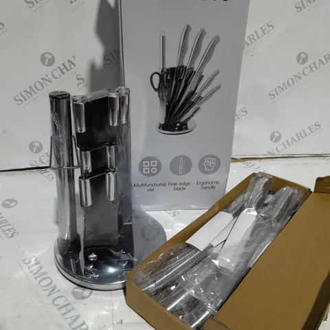 ALIVIO 8-PIECE KNIFE SET AND BLOCK