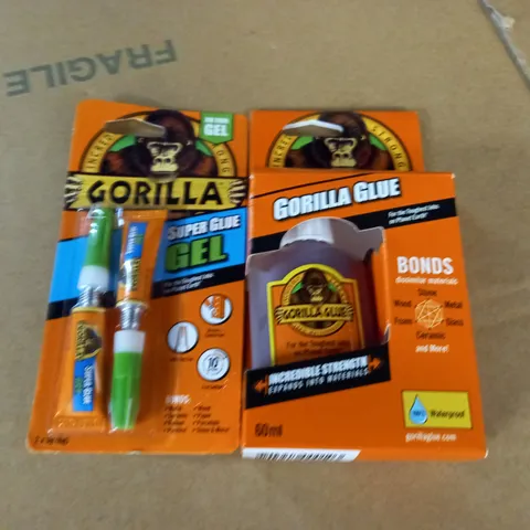 LOT OF 2 PACKS OF GORILLA GLUE