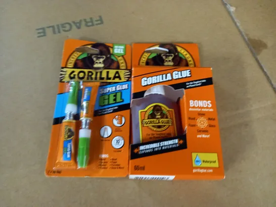 LOT OF 2 PACKS OF GORILLA GLUE