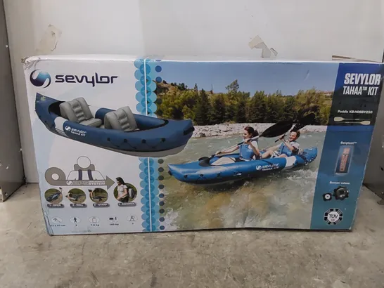 BOXED SEVYLOR TAHAA KIT INFLATABLE 2 PERSON KAYAK (1 BOX)