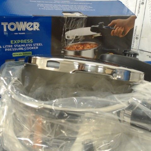 TOWER EXPRESS PRESSURE COOKER WITH BAKELITE LID LOCK SYSTEM