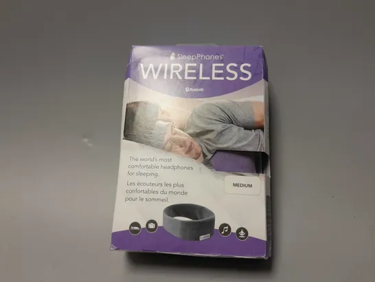 BOXED SLEEPPHONES WIRELESS HEADPHONES (LAVENDER) - SIZE MEDIUM