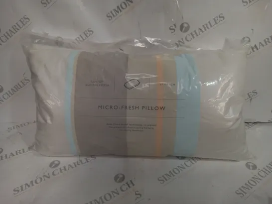 SEALED JOHN LEWIS MICRO FRESH PILLOW - 57CM X 35CM