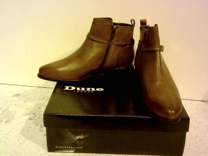 dune pop leather ankle boots