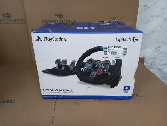 BOXED LOGITECH G29 DRIVING FORCE GAMING STEERING WHEEL 