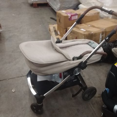 MAMAS AND PAPAS STROLLER WITH CARRY COT AND CYBEX CAR SEAT