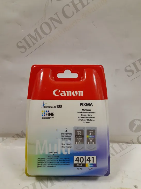 CANON PG-40/CL-41 INK CARTRIDGE MULTIPACK 0615B036AA (SEALED)