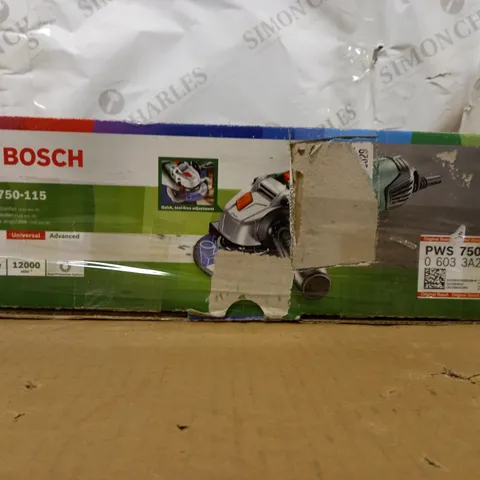 BOSCH PWS 750-115 ANGLE GRINDER