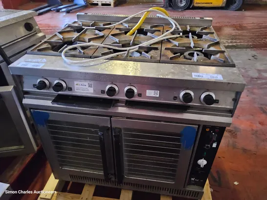 CpFALCON 6 BURNER GAS RANGE WITH DOUBLE DOOR OVEN