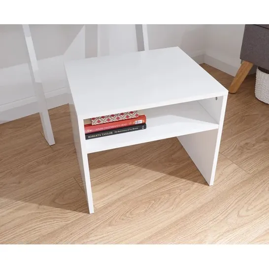 BOXED BUCHANAN LADDER DESK STOOL WHITE