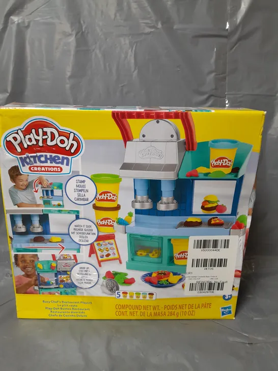 PLAY-DOH KITCHEN CREATIONS BUSY CHEF'S RESTAURANT PLAYSET RRP £24.99