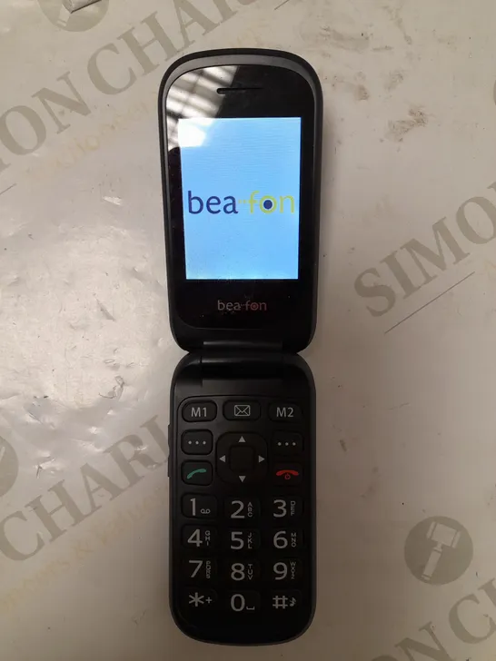 BEAFON BLACK FLIP MOBILE PHONE