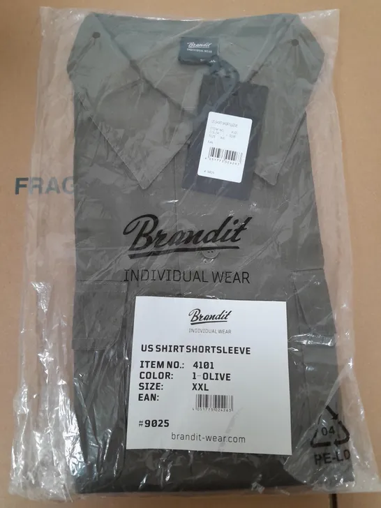 BANDIT US SHIRT SHORT SLEEVE SHIRT IN GREEN - SIZE XXL