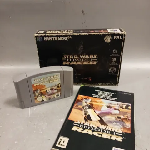 BOXED STAR WARS EPISODE I RACER FOR NINTENDO 64