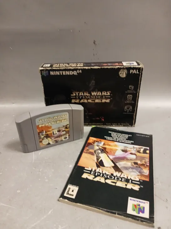 BOXED STAR WARS EPISODE I RACER FOR NINTENDO 64