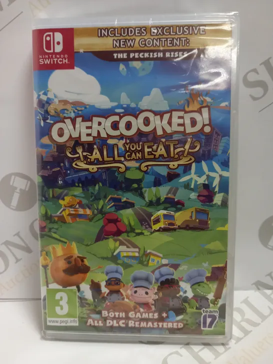 SEALED NINTENDO SWITCH OVERCOOKED ALL YOU CAN EAT GAME