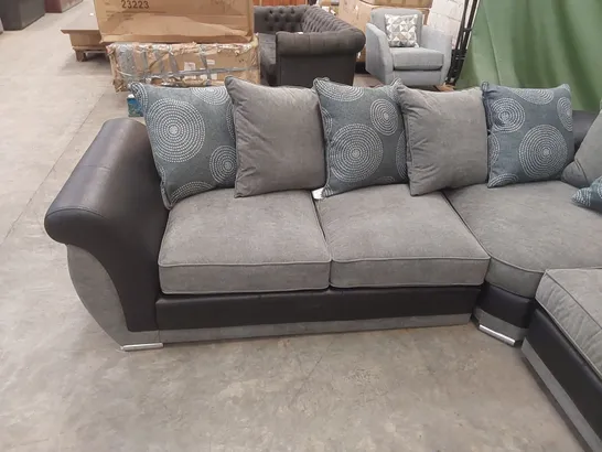 DANUBE 5-SEATER CORNER SOFA WITH SCATTER CUSHIONS 