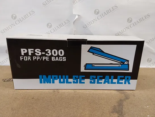 BOXED HANCHEN IMPULSE HEAT SEALER PFS-300 FOR PP/PE BAGS (1 BOX)