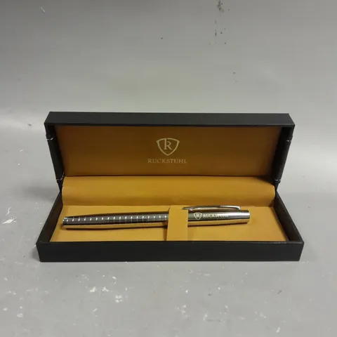 RUCKSTUHL STAINLESS STEEL LUXURY PEN IN GIFT BOX 