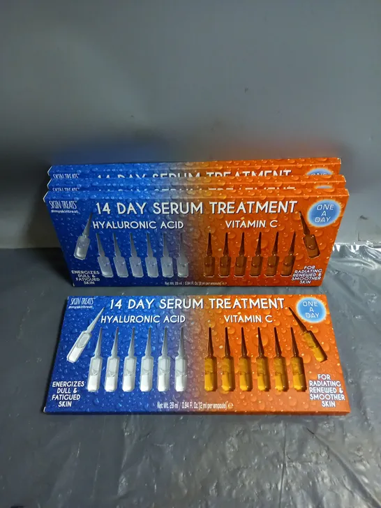 SKIN TREATS LOT OF 4 14 DAY SERUM TREATMENTS