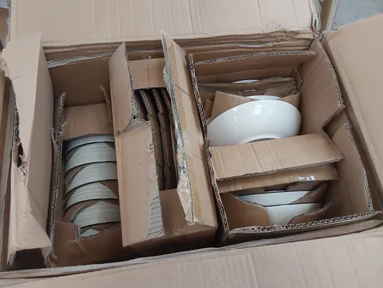 BOXED BRAMBLY COTTAGE KALIG STONEWARE DINNERWARE SET - 24 PIECE (1 BOX)